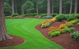 Kora sosnowa dla trawników, rabat i przy drzewach — zastosowania